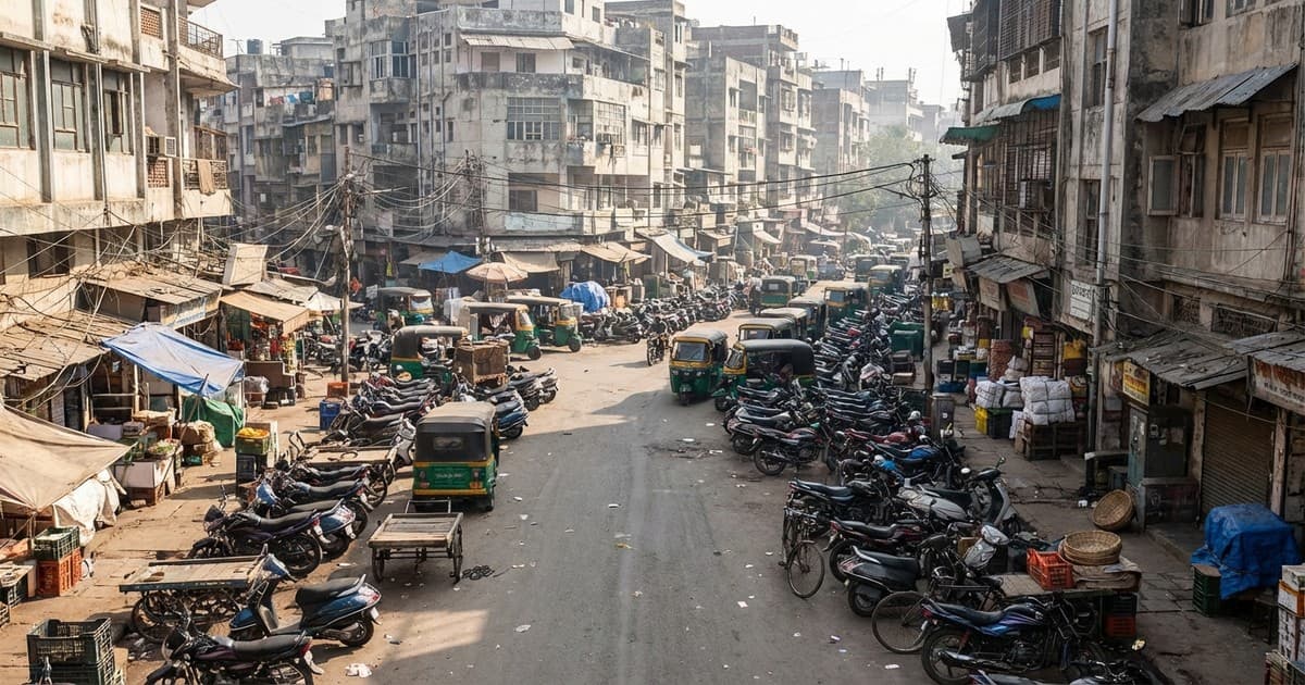 India’s urban density and the largest population today