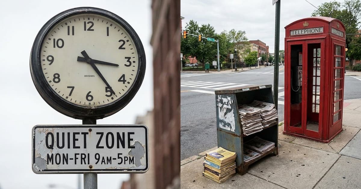 Legacy street signs and outdated social rules