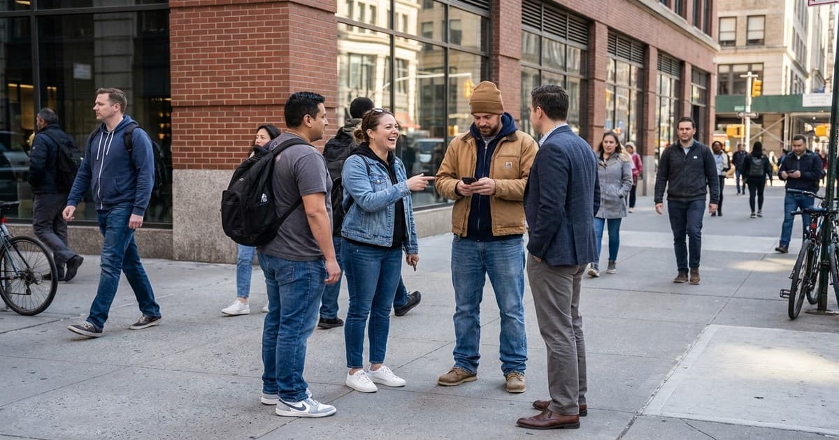 Casual Clothing Social Signals on the Street