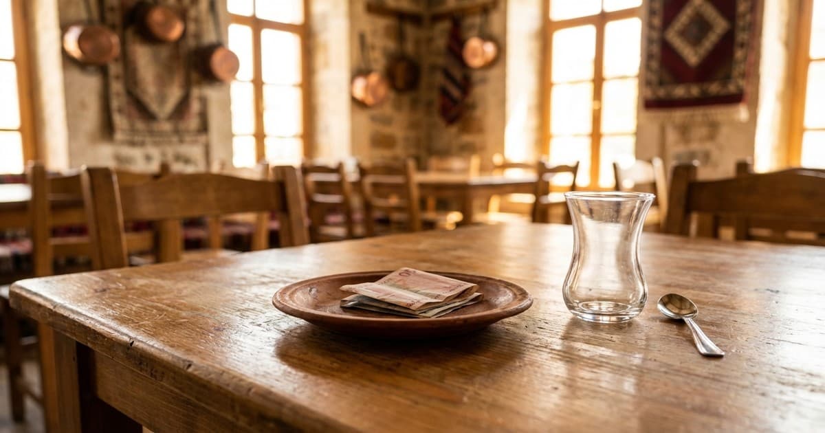 Cultural norms for tipping in Turkey