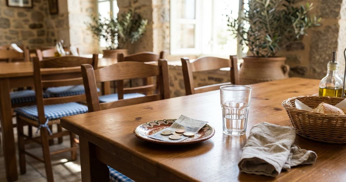 The culture of tipping in Greece