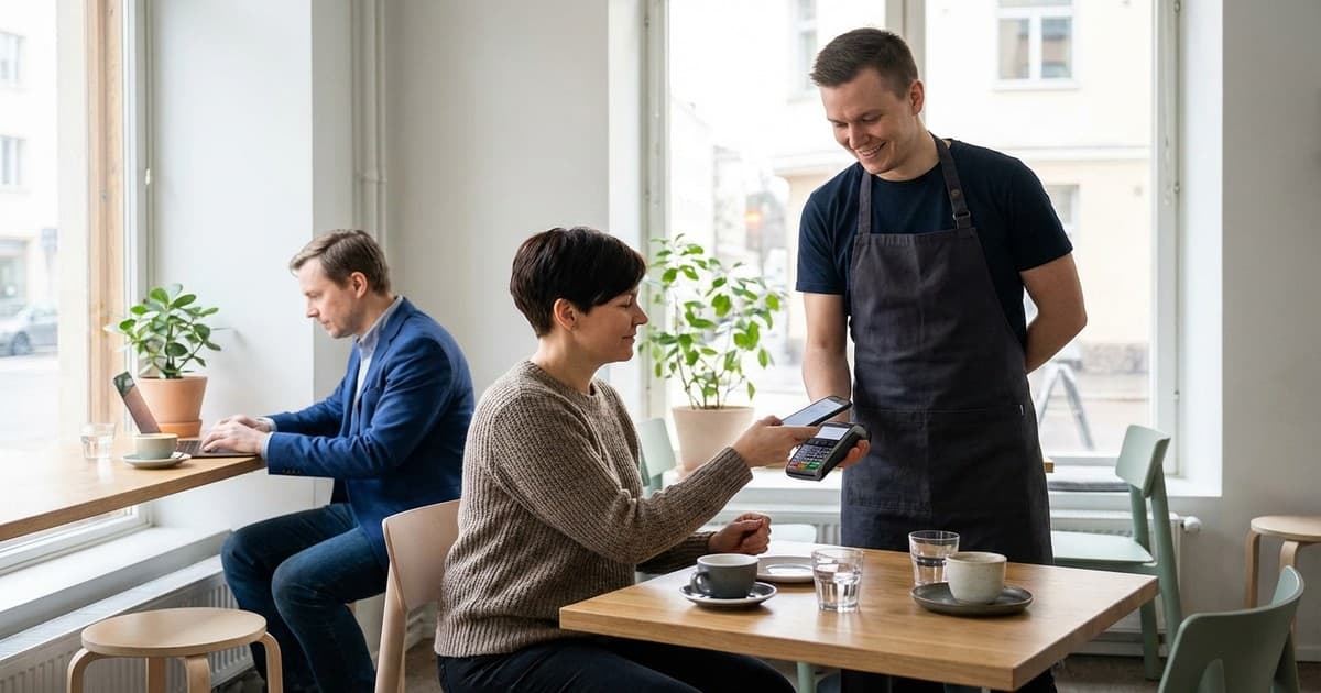 Digital payments and tipping in Finland