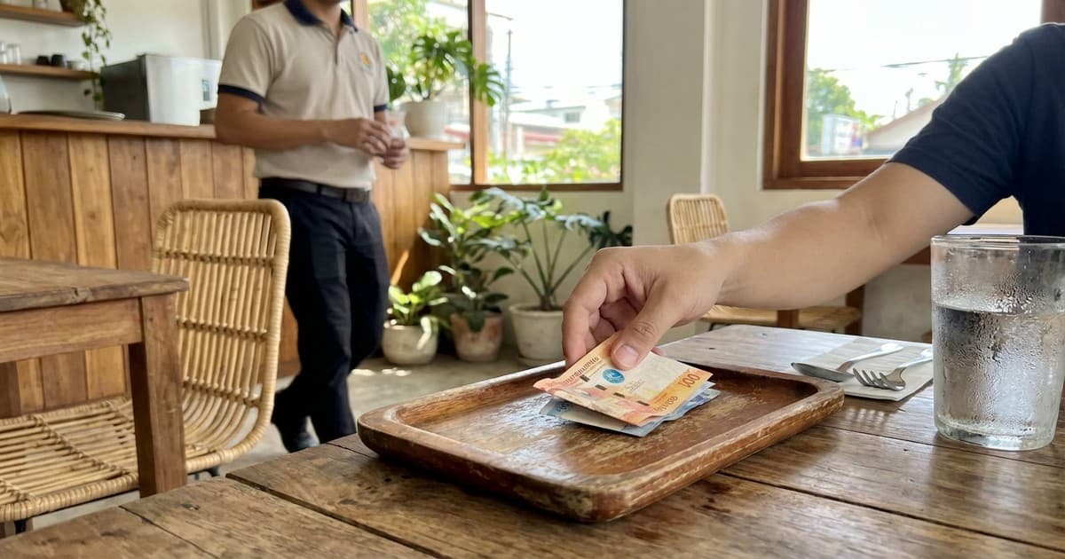 Cash on the table: Etiquette for tipping in Philippines
