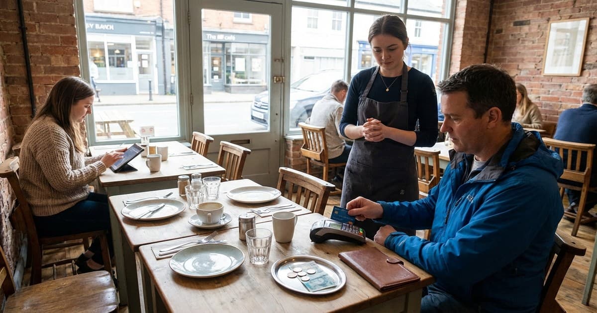 Card payments and tipping in England